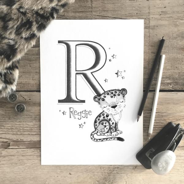 Leopard Initial Mono