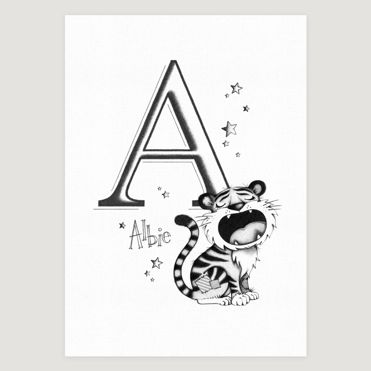 Little Tiger Initial Mono