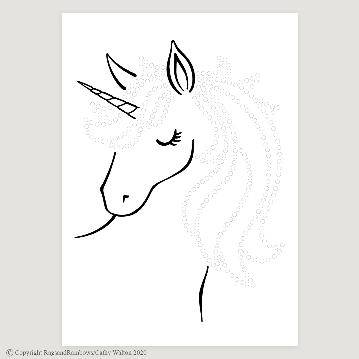 Dot unicorn mono