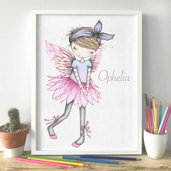 hand clasp fairy framed