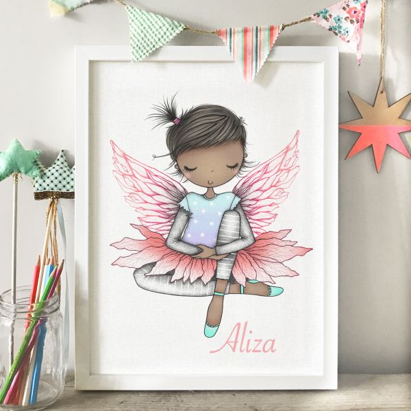 Fairy sitting in frame