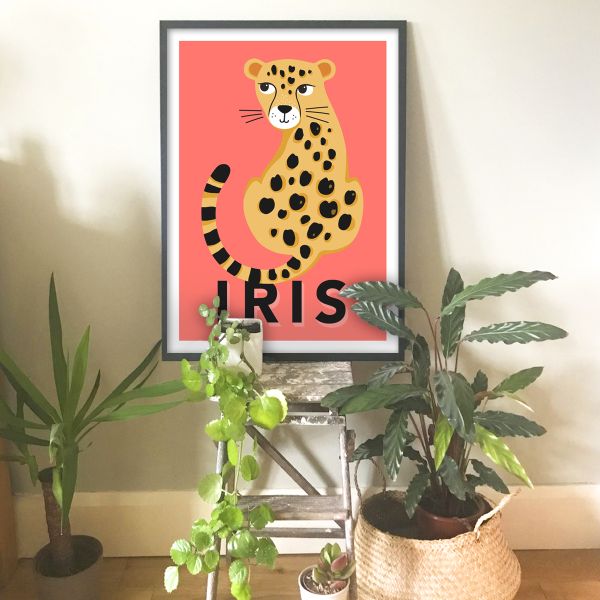 Leopard coral frame