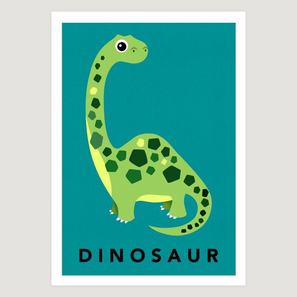 Dinosaur teal