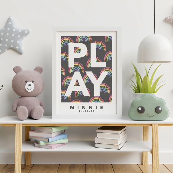 Play rainbow framed 2