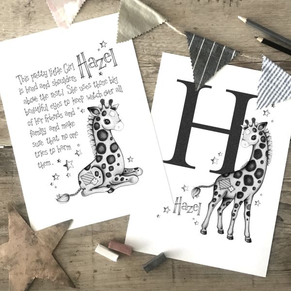 Giraffe set 2 Mono